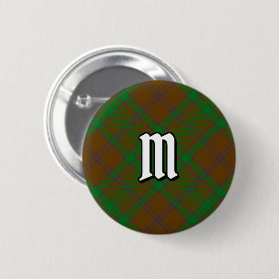 Bóton Redondo 5.08cm Clan MacAlister de Glenbarr caçando Tartan