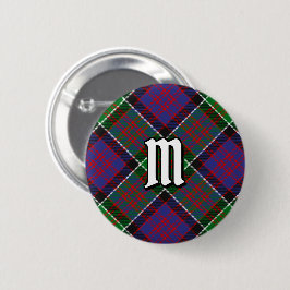 Bóton Redondo 5.08cm Clan MacDonald do Clanranald Tartan Button