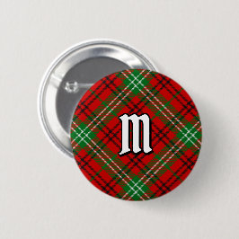 Bóton Redondo 5.08cm Clan Morrison Red Tartan Button