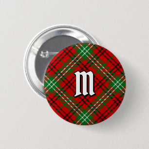 Bóton Redondo 5.08cm Clan Morrison Red Tartan Button