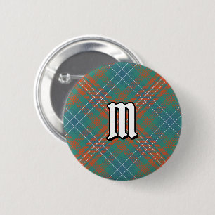 Bóton Redondo 5.08cm Clan Wilson Antigo Tartan