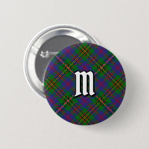 Bóton Redondo 5.08cm Clan Wood Tartan Button