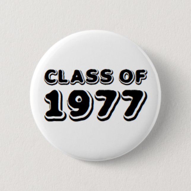 Bóton Redondo 5.08cm classe de 1977 (Frente)