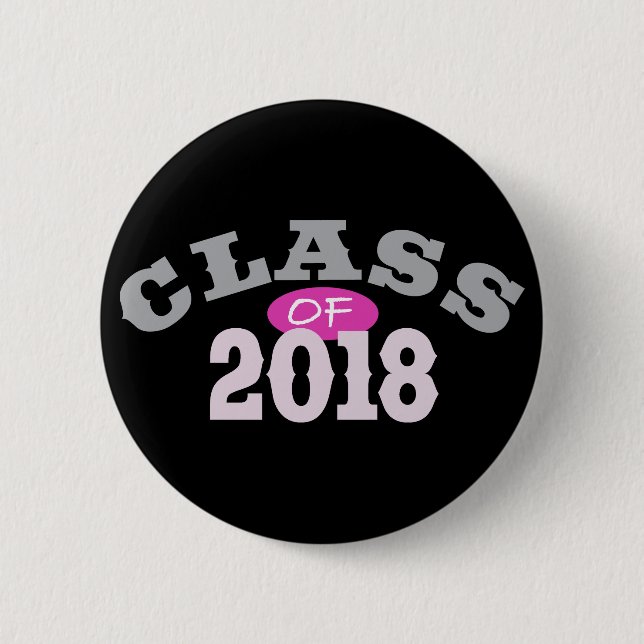 Bóton Redondo 5.08cm Classe do rosa 2018 (Frente)