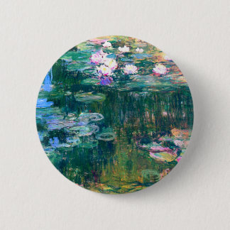 Bóton Redondo 5.08cm Claude Monet Nenúfares 1917