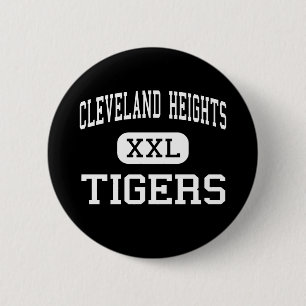 Bóton Redondo 5.08cm Cleveland Heights - tigres - Cleveland Heights