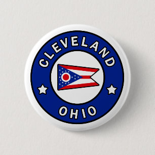 Bóton Redondo 5.08cm Cleveland Ohio