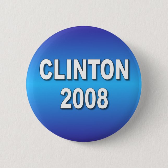 Bóton Redondo 5.08cm clinton 2008 (Frente)
