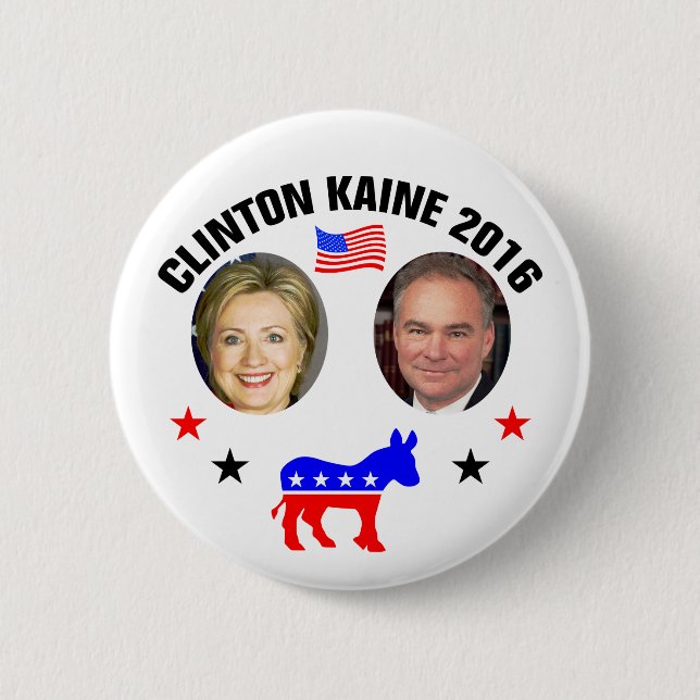 BÓTON REDONDO 5.08CM CLINTON KAINE 2016 (Frente)