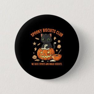 Bóton Redondo 5.08cm Clube de Biscoitos Assustadores Gato Divertido Hal