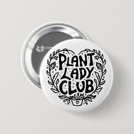 Bóton Redondo 5.08cm Clube de dama das plantas