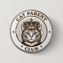 Bóton Redondo 5.08cm Clube de Pais de Gatos – Para Humanos Possuídos po