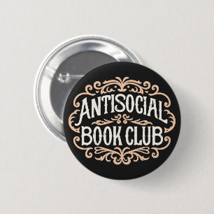 Bóton Redondo 5.08cm Clube do livro antissocial