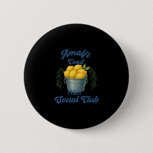 Bóton Redondo 5.08cm Clube Social da Costa Amalfitana Itália Lembrança 