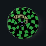 Bóton Redondo 5.08cm Cobra - ilusão óptica (verde)<br><div class="desc">Cobra - ilusão óptica (verde)</div>