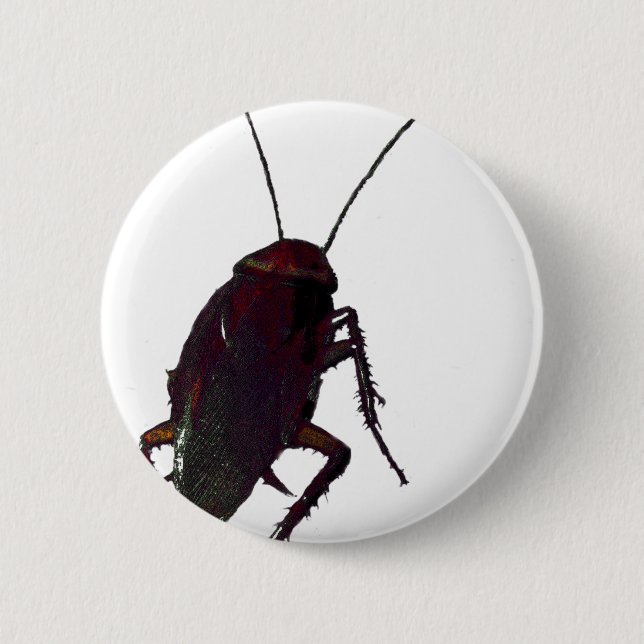 Bóton Redondo 5.08cm Cockroach (Frente)