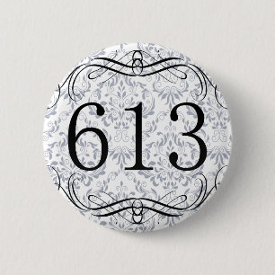 Bóton Redondo 5.08cm Código de área 613