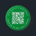 Bóton Redondo 5.08cm Códigos Qr personalizados Cash App Aniversário Pin<br><div class="desc">Apresentamos o nosso Broche de Botão de Doação com Código QR Personalizado, uma maneira divertida e moderna de celebrar uma ocasião especial! Este broche único apresenta um código QR personalizável, permitindo que você peça doações facilmente. Seja 'É o aniversário de Sally, escaneie para comprar uma bebida para ela' ou uma...</div>