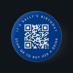 Bóton Redondo 5.08cm Códigos Qr personalizados Cash App Aniversário Pin<br><div class="desc">Apresentamos o nosso Broche de Botão de Doação com Código QR Personalizado, uma forma divertida e moderna de celebrar uma ocasião especial! Este broche único apresenta um código QR personalizável, permitindo que você peça doações facilmente. Seja 'É o aniversário de Sally, escaneie para comprar uma bebida para ela' ou uma...</div>