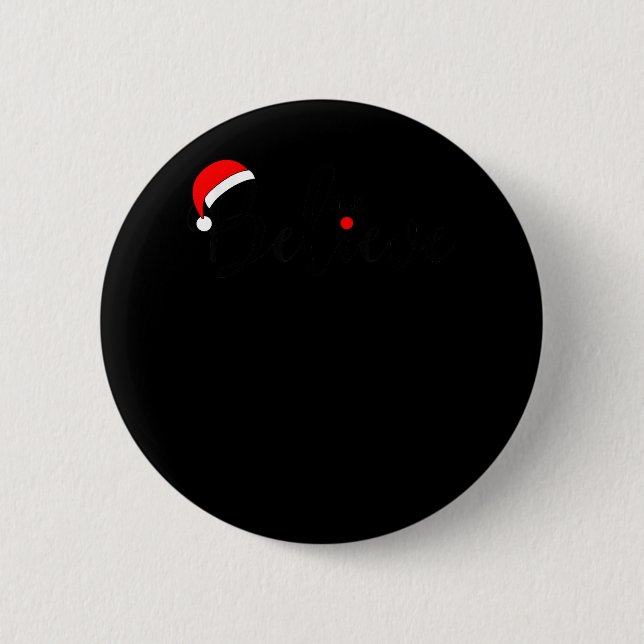 Bóton Redondo 5.08cm Coelhinho Com O Natal Do Coelho Do Xmas (Frente)