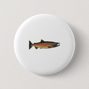 Bóton Redondo 5.08cm Coho - salmões de prata (que spawning a fase)