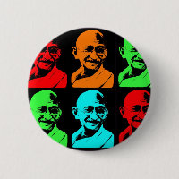 Colagem de Mahatma Gandhi
