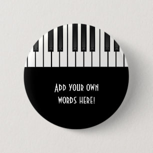 Bóton Redondo 5.08cm Coleção da melodia