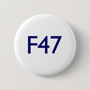 Bóton Redondo 5.08cm Coleção F47 Resista a Trump e Projeto 2025