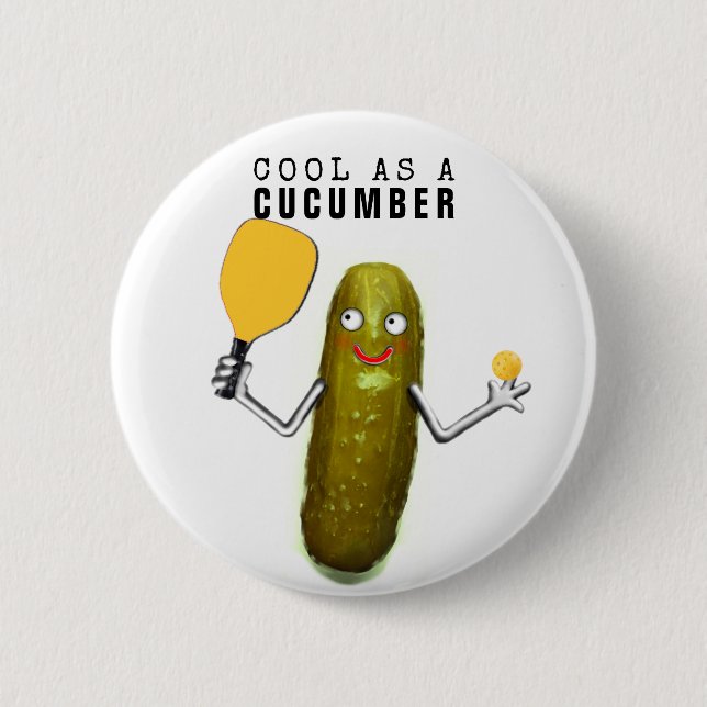 Bóton Redondo 5.08cm colecionador de picleball (Frente)