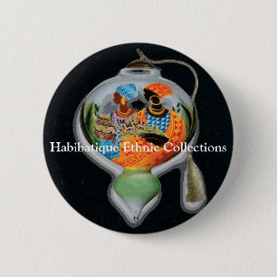 Bóton Redondo 5.08cm Coleções étnicas de Habibatique…