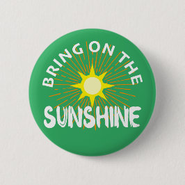 Bóton Redondo 5.08cm Colocar O Design Sunshine - Botão Redondo