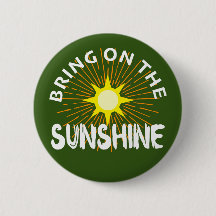 Colocar O Design Sunshine - Botão Redondo