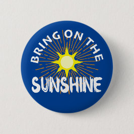 Bóton Redondo 5.08cm Colocar O Design Sunshine - Botão Redondo