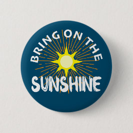 Bóton Redondo 5.08cm Colocar O Design Sunshine - Botão Redondo
