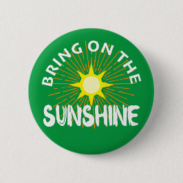 Bóton Redondo 5.08cm Colocar O Design Sunshine - Botão Redondo