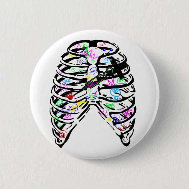 Bóton Redondo 5.08cm colora-me (Frente)