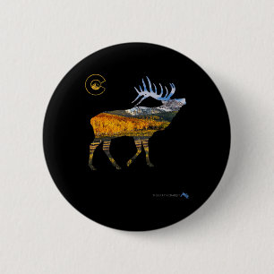 Bóton Redondo 5.08cm Colorado Elk Hunting