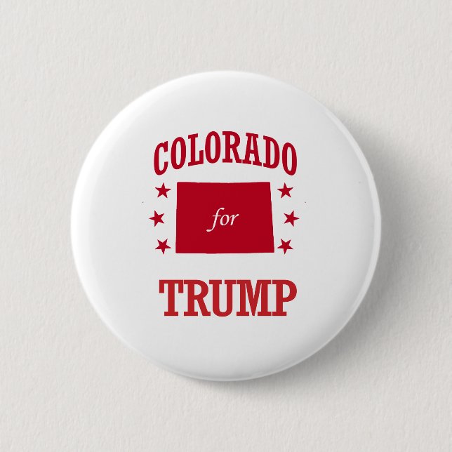 BÓTON REDONDO 5.08CM COLORADO PARA DONALD TRUMP (Frente)