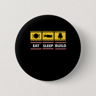 Bóton Redondo 5.08cm Coma Brick de Brinquedo de Compilação