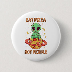 Bóton Redondo 5.08cm Coma pizza não pessoas