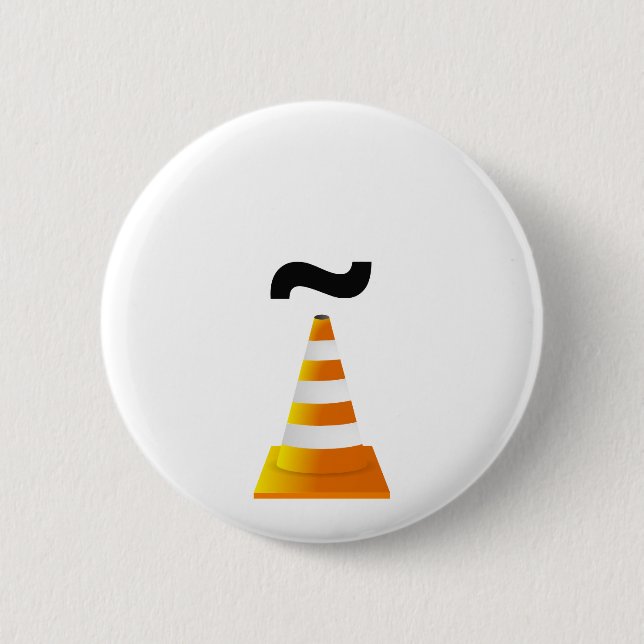 Bóton Redondo 5.08cm Comédia do espanhol de Cono Coño (Frente)