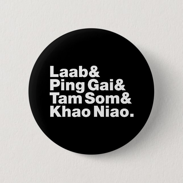 Bóton Redondo 5.08cm Comida da rua Laotian (Frente)