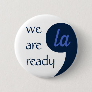 Bóton Redondo 5.08cm Comma-LA para Kamala Harris