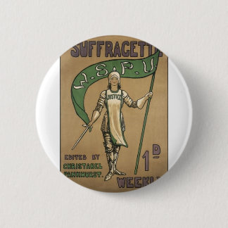 Bóton Redondo 5.08cm Compartimento do Suffragette