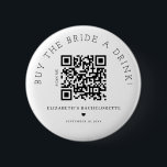 Bóton Redondo 5.08cm Comprar O Botão De Código QR Da Noite A Drink<br><div class="desc">Comprar impresso com design moderno e elegante O botão Código QR da noiva A bebida que pode ser personalizado com o seu texto. Clique no botão "Personalizar" e use nossa ferramenta design para modificar este modelo. Veja a Design de Arte Gráfica para outros produtos que combinam com este design!</div>