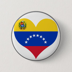 Bóton Redondo 5.08cm Compre a bandeira de Venezuela