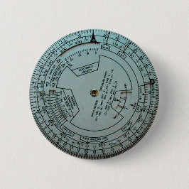 Bóton Redondo 5.08cm Computador de navegação da aviação