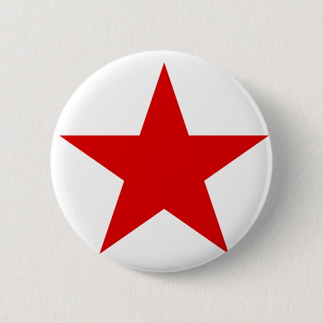 Bóton Redondo 5.08cm Comunista Red Star (Frente)