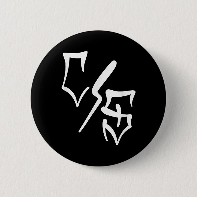 Bóton Redondo 5.08cm Con Safos Tattoo Grafite Chicano Art Mexicano Amer (Frente)