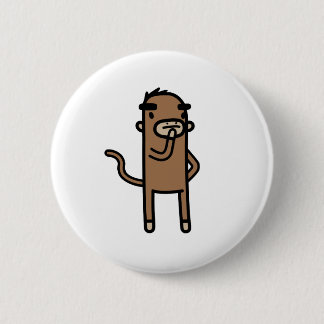 Bóton Redondo 5.08cm Concentrando o macaco